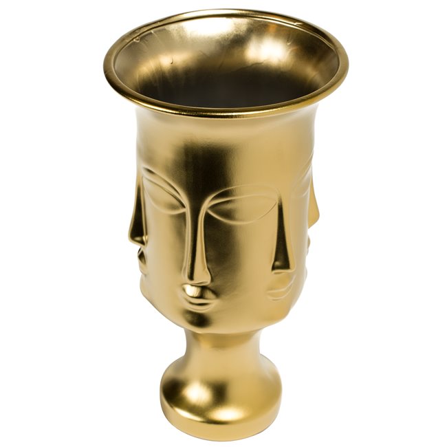 Vase Morella, gold, 19x19x35.6cm
