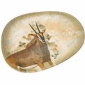 Dessert plate Antilope-Savanna, 24x19.5cm