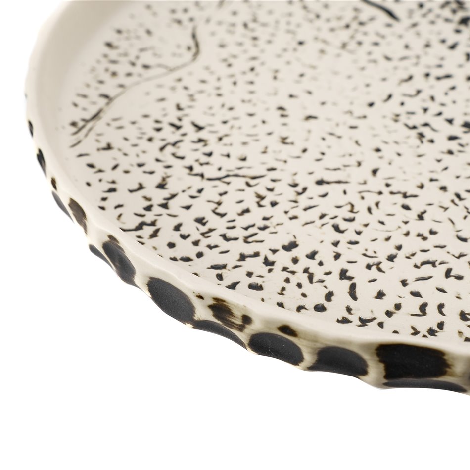 Plain plate Teide, D25x3cm