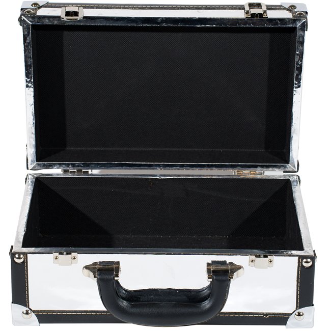 Wooden box Maella S, silver, 18x30x12cm