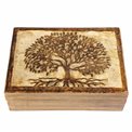 Wood box Tree L, 9x25x17.5cm