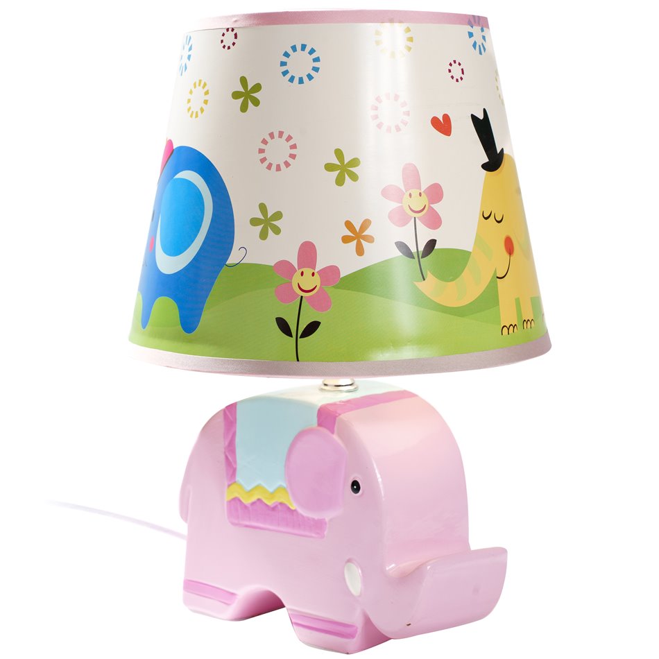 Table light Elephant, pink, 30x20x20cm E14 1x40W(MAX)