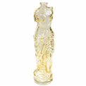 Glass vase Female body, amber, 33x10x8cm