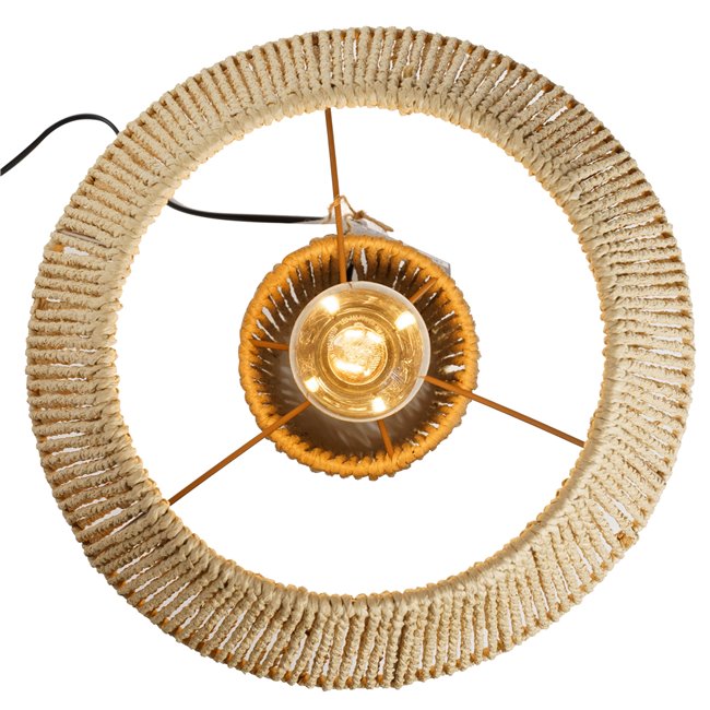 Table lamp Adria, natural, D32 H38cm