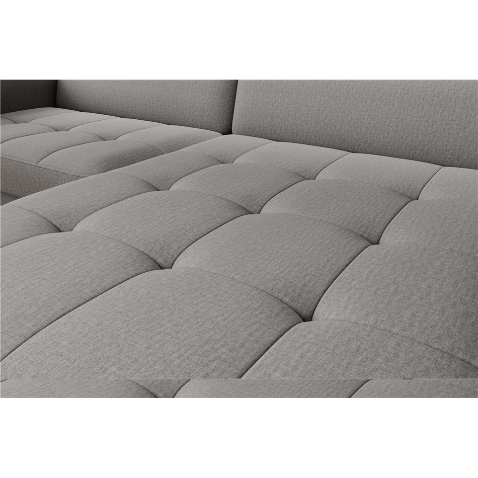 Corner sofa Elgomsi L, Manhattan 03, grey, H100x228x165