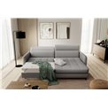 Corner sofa Elgomsi L, Manhattan 03, grey, H100x228x165