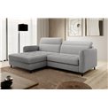 Corner sofa Elgomsi L, Raquel 03, grey, H100x228x165
