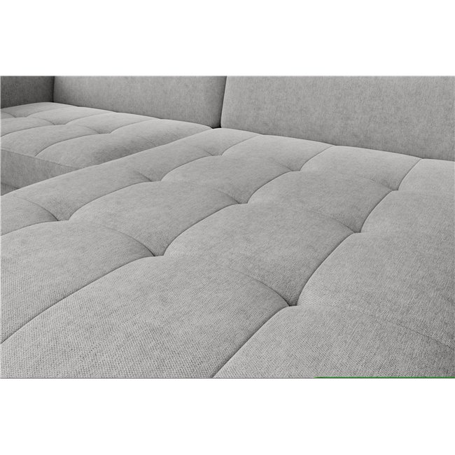 Corner sofa Elgomsi L, Raquel 03, grey, H100x228x165