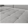 Corner sofa Elgomsi L, Raquel 03, grey, H100x228x165