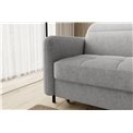 Corner sofa Elgomsi L, Raquel 03, grey, H100x228x165