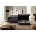 Corner sofa Elgomsi L, Raquel 05, grey, H100x228x165