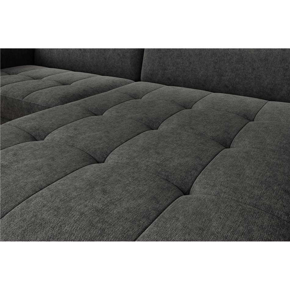 Corner sofa Elgomsi L, Raquel 05, grey, H100x228x165