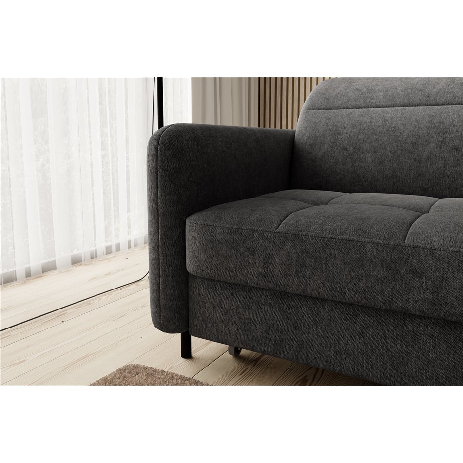 Corner sofa Elgomsi L, Raquel 05, grey, H100x228x165