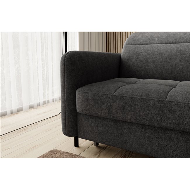 Corner sofa Elgomsi L, Raquel 05, grey, H100x228x165