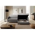 Corner sofa Elgomsi R, Manhattan 03, grey, H100x228x165