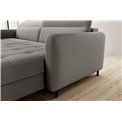 Corner sofa Elgomsi R, Manhattan 03, grey, H100x228x165