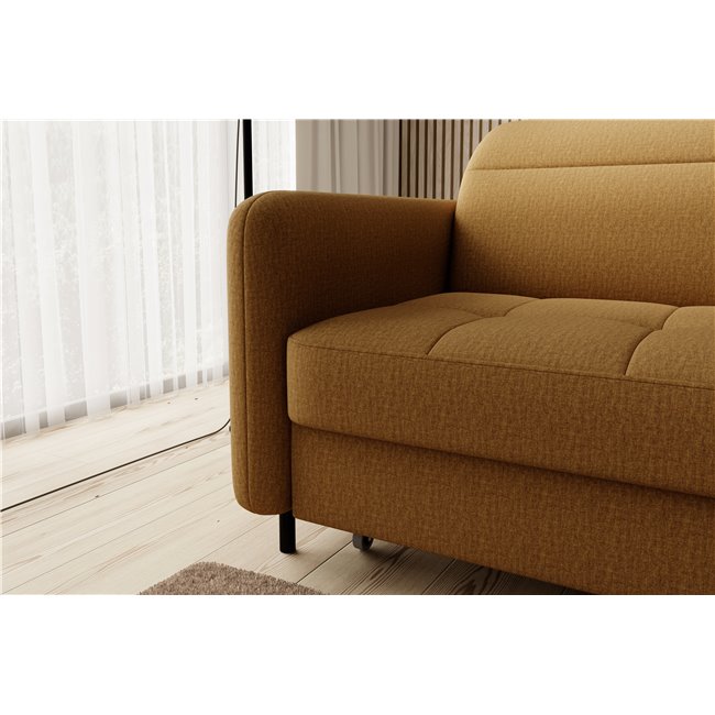 Corner sofa Elgomsi R, Manhattan 45, yellow, H100x228x165