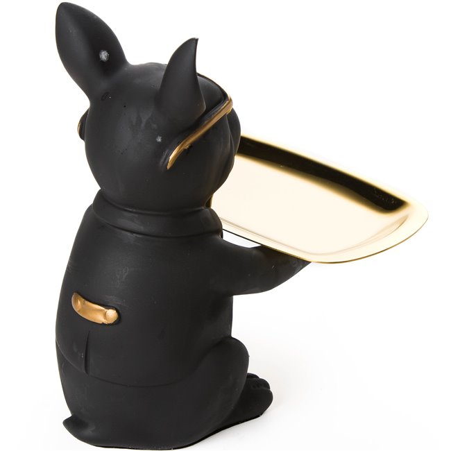 Decorative trinket tray Bulldog, 21cm