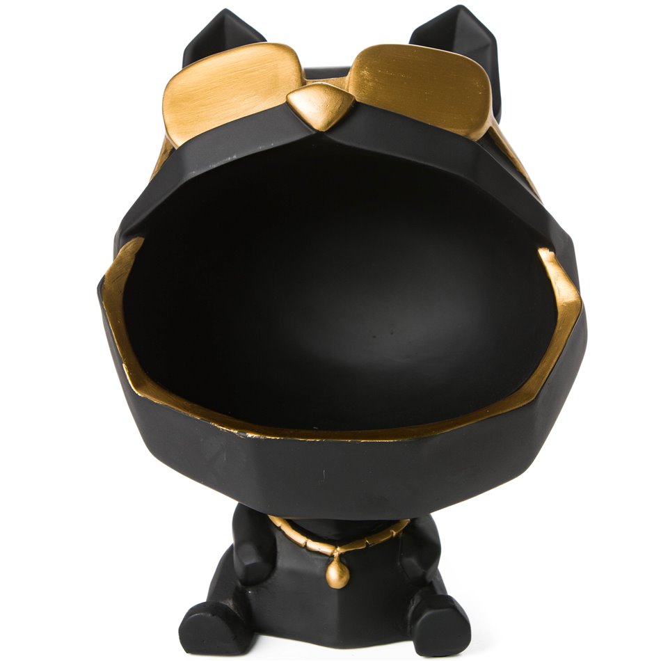 Decorative trinket tray Dog in sunglasses,17x23.5x33.3cm