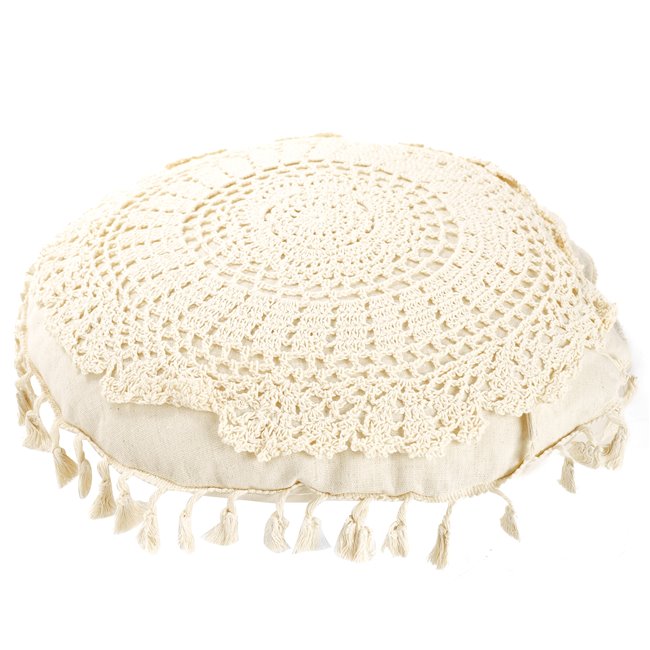 Dekorativinė pagalvė Cariba, cream/white, D