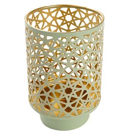 Windlight Lyras S, metal, H13cm