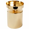 Candle holder Meril M, metal, golden, H11cm