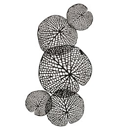 Wall object Tereza, round, metal