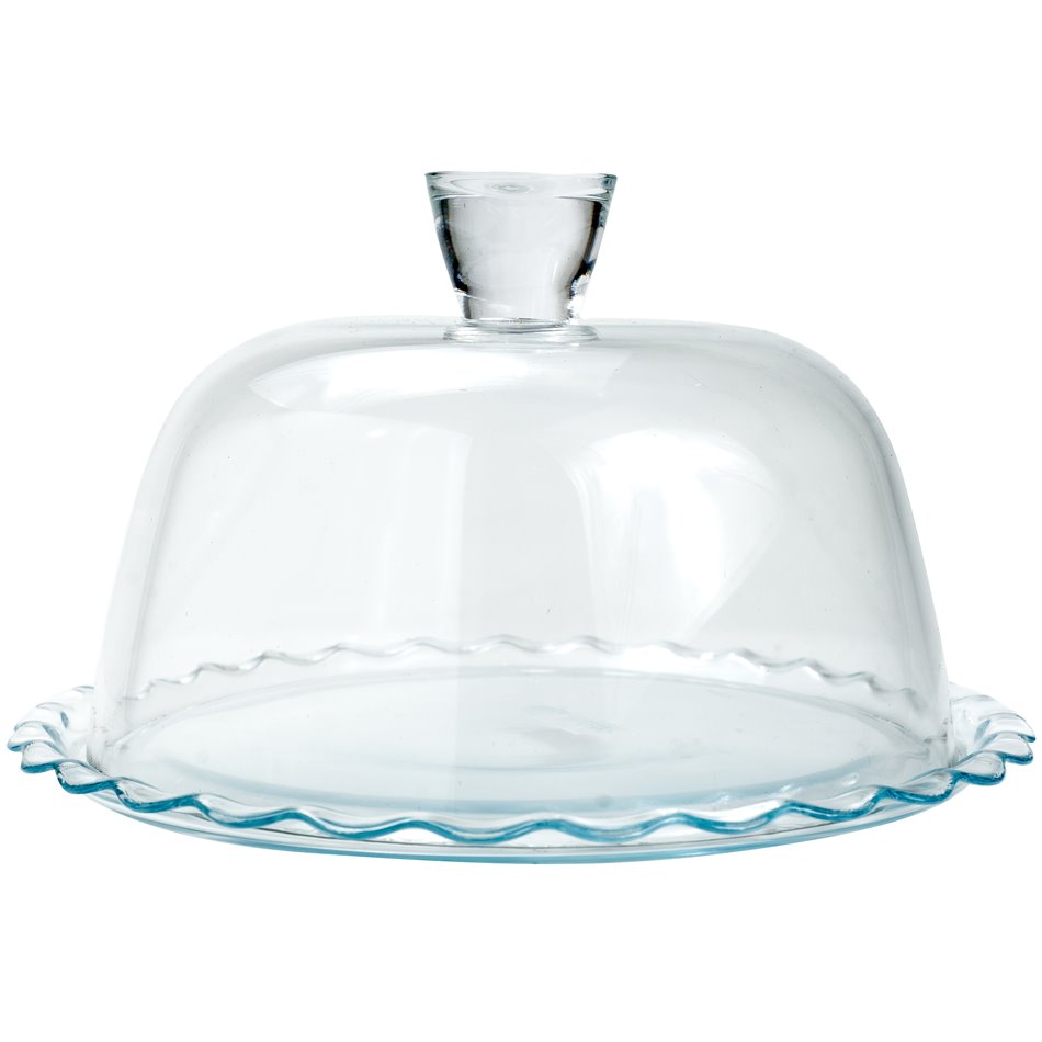 Glass jar Lara, 26.4x26.4x24cm