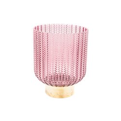 Vase Barfly Berry, rose, 20x17x17cm