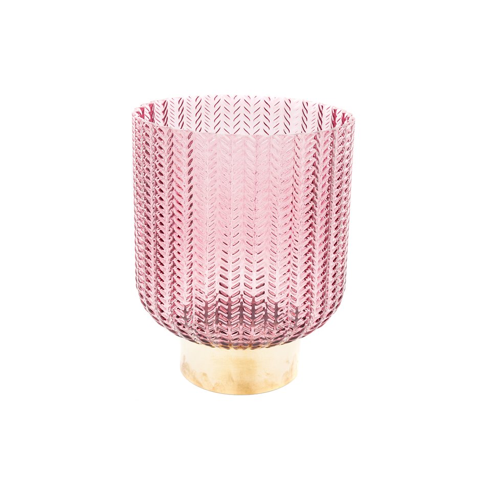 Vase Barfly Berry, rose, 20x17x17cm