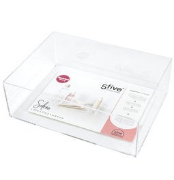 Rect  storage plate Selena L, 25.6x8xH19.2cm