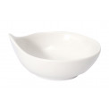 Bowl with handle M, Ø10cm, white