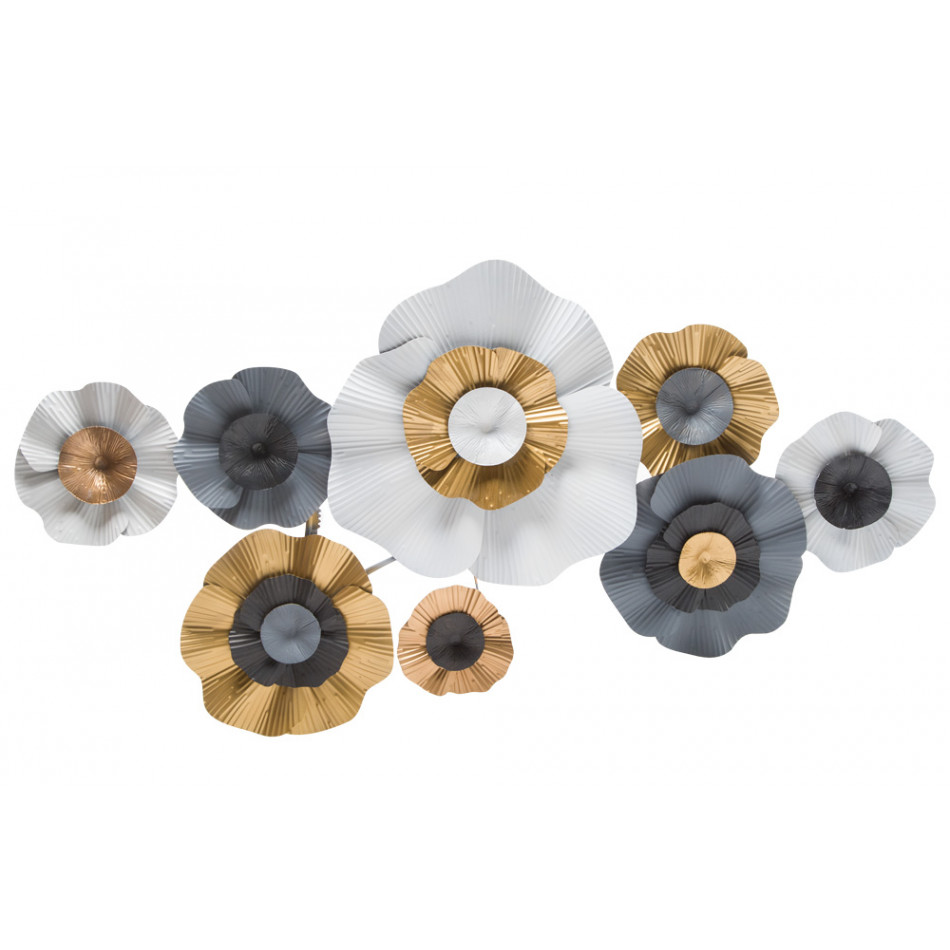 Wall decor Beautiful flower, 110x8x50cm