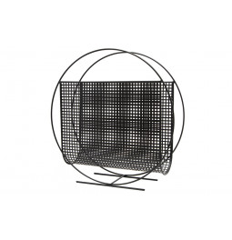 Magazine holder Torro, black, 49x15x49,5cm