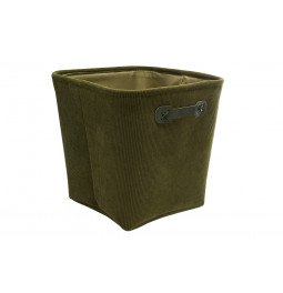 Basket, dark green colour, 31x31cm