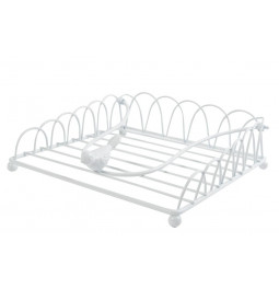 Napkin holder Ria L, white, 18x18cm