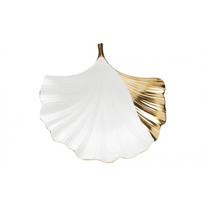 Decorative dish Ginkgo Elegance Side, 6x28x28cm