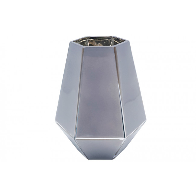 Ваза Art Pastel, серая, H21cm D17cm