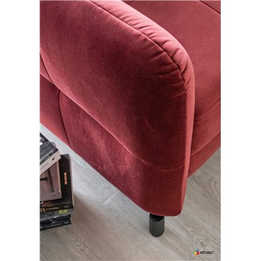 Угловой диван Elorelle R, Berlin 01, серый, H105x225x160см
