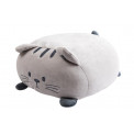 Cushion Kitty, gray, H21x44x34cm