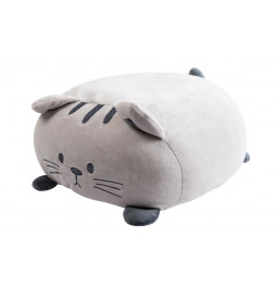 Cushion Kitty, gray, H21x44x34cm