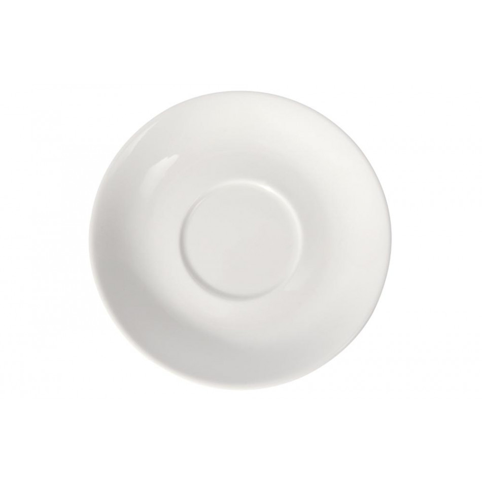 Saucer Circolo, D-15 cm, white
