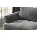 Sofa bed Elmego, Paros 06, gray, H90x242x95cm