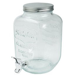 Dispenser Yorkshire 4 L, glass, 21x14.8x H25.5cm