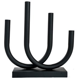 Candle holder Tonis, metal, 34x33cm