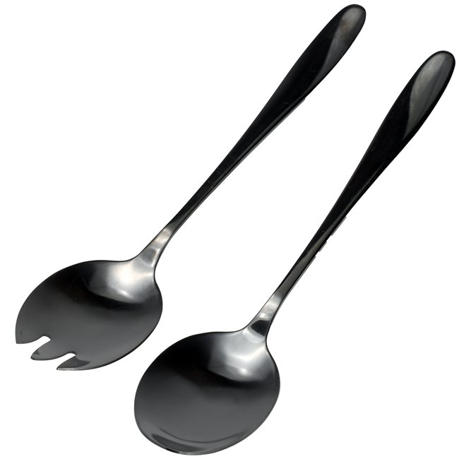 Cutlery salad Shadow, set 2 pcs
