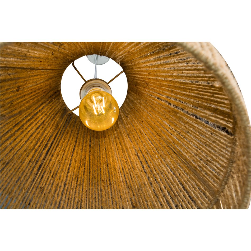 Pendant lamp Palm, natural, D34cm H43cm, E27 (MAX)40 W