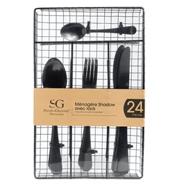 Cutlery set 24 pcs Shadow