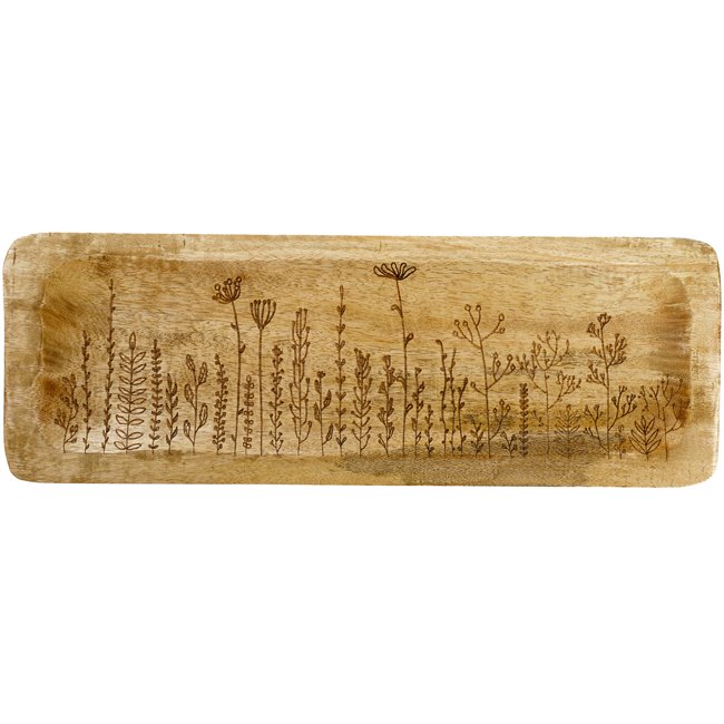 Поднос Bloma S, дерево манго, H2cmx35cmx13cm