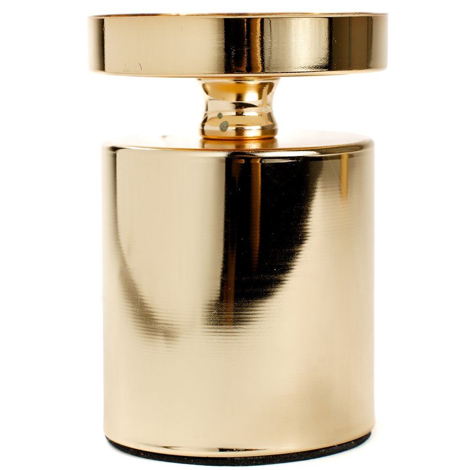 Candle holder Meril M, metal, golden, H11cm